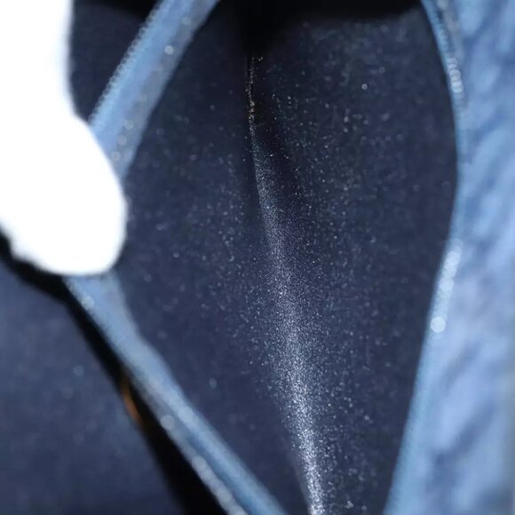 Christian Dior Trotter Canvas Shoulder Bag Navy Auth 77938 - Picture 5 of 16